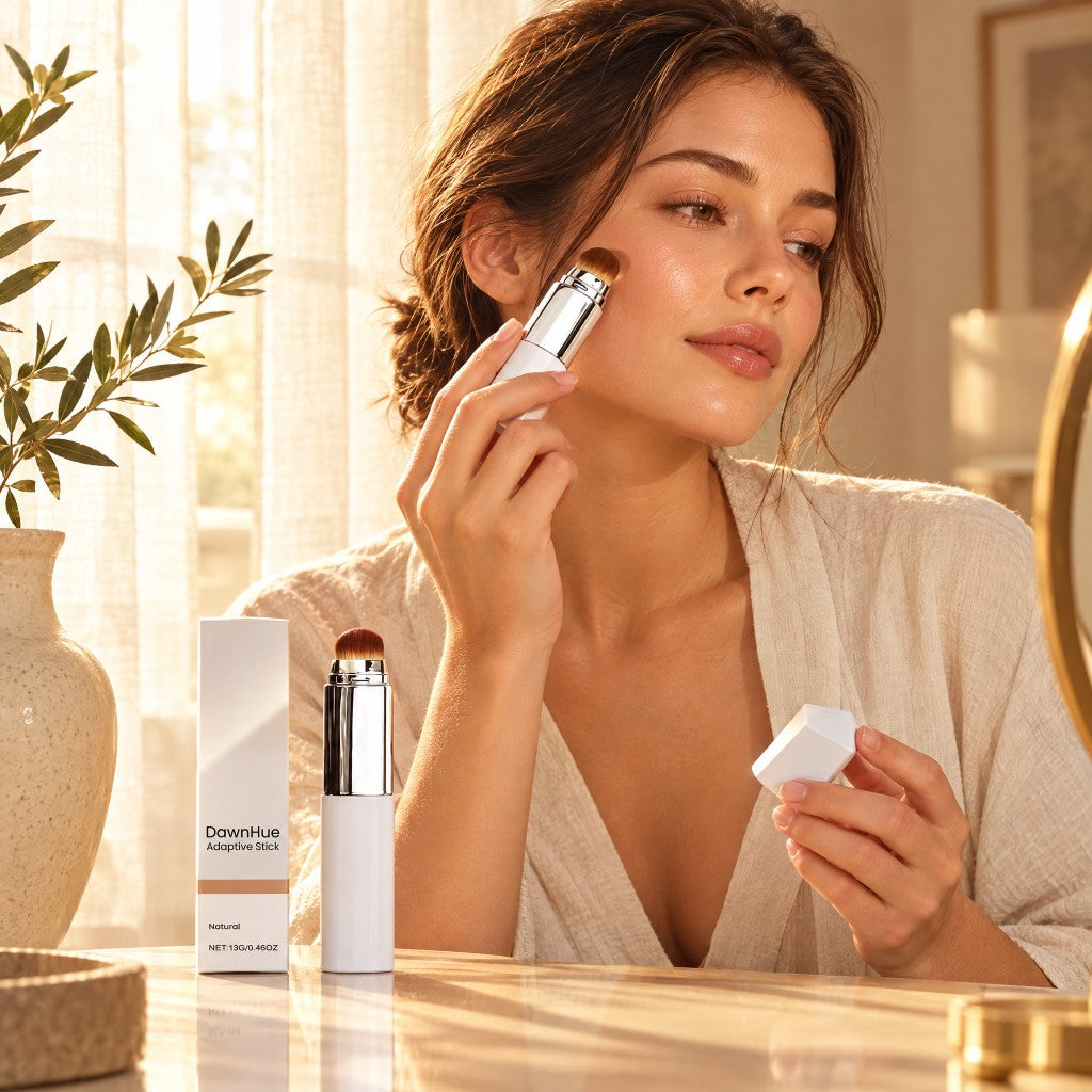 Morning light makeup ritual with DawnHue